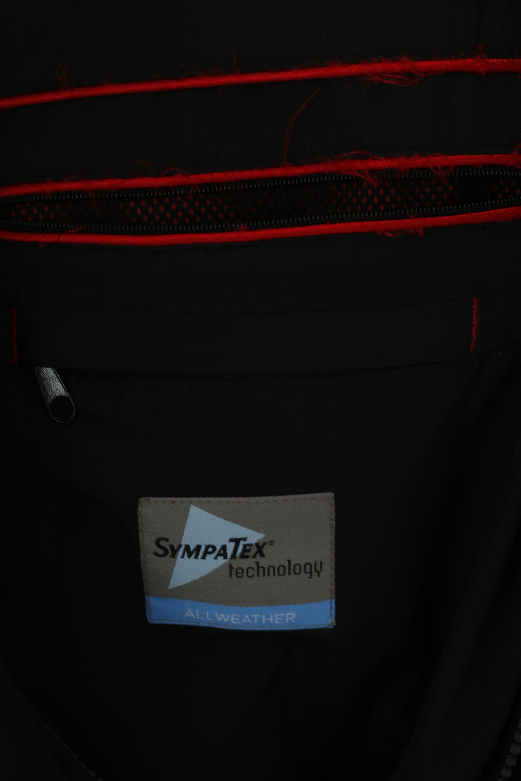 Bush Men 46 XL Veste Noir Sympatex Technlogy Allweather Classic Full Zipper Top