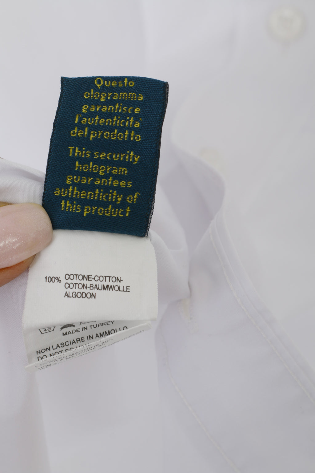 La Martina Homme XXL Chemise décontractée Blanc Coton #4 Polo Argentino Alpes Françaises Haut