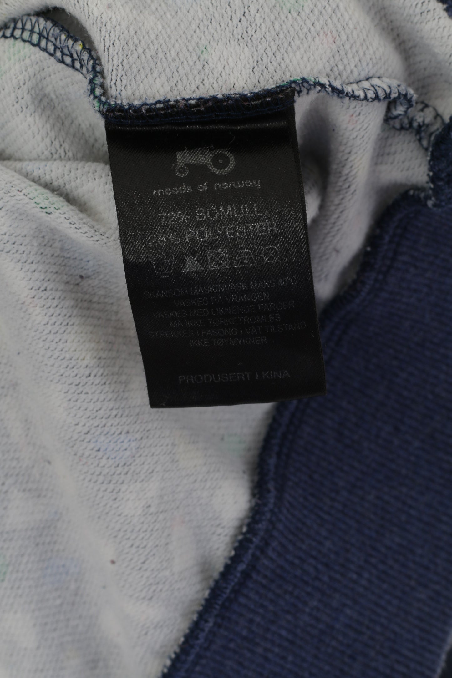 Moods Of Norway Cocktail Sports Women XL Sweatshirt Blue Tennis Print Cotton Top