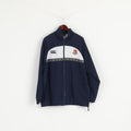 Giacca da uomo Canterbury L Navy Rugby Red Welsh Dragon Wales Top sportivo con cerniera intera