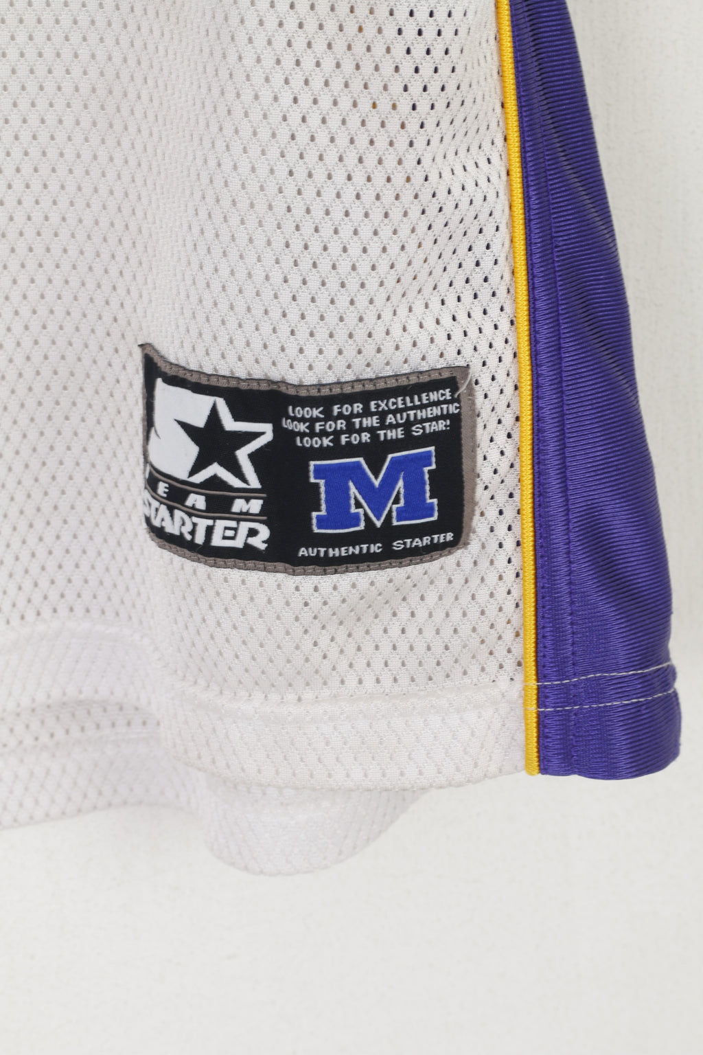 Starter Boys 8-10 Age Shirt Purple LSU Tigers Team Baseball V Neck Jersey Top