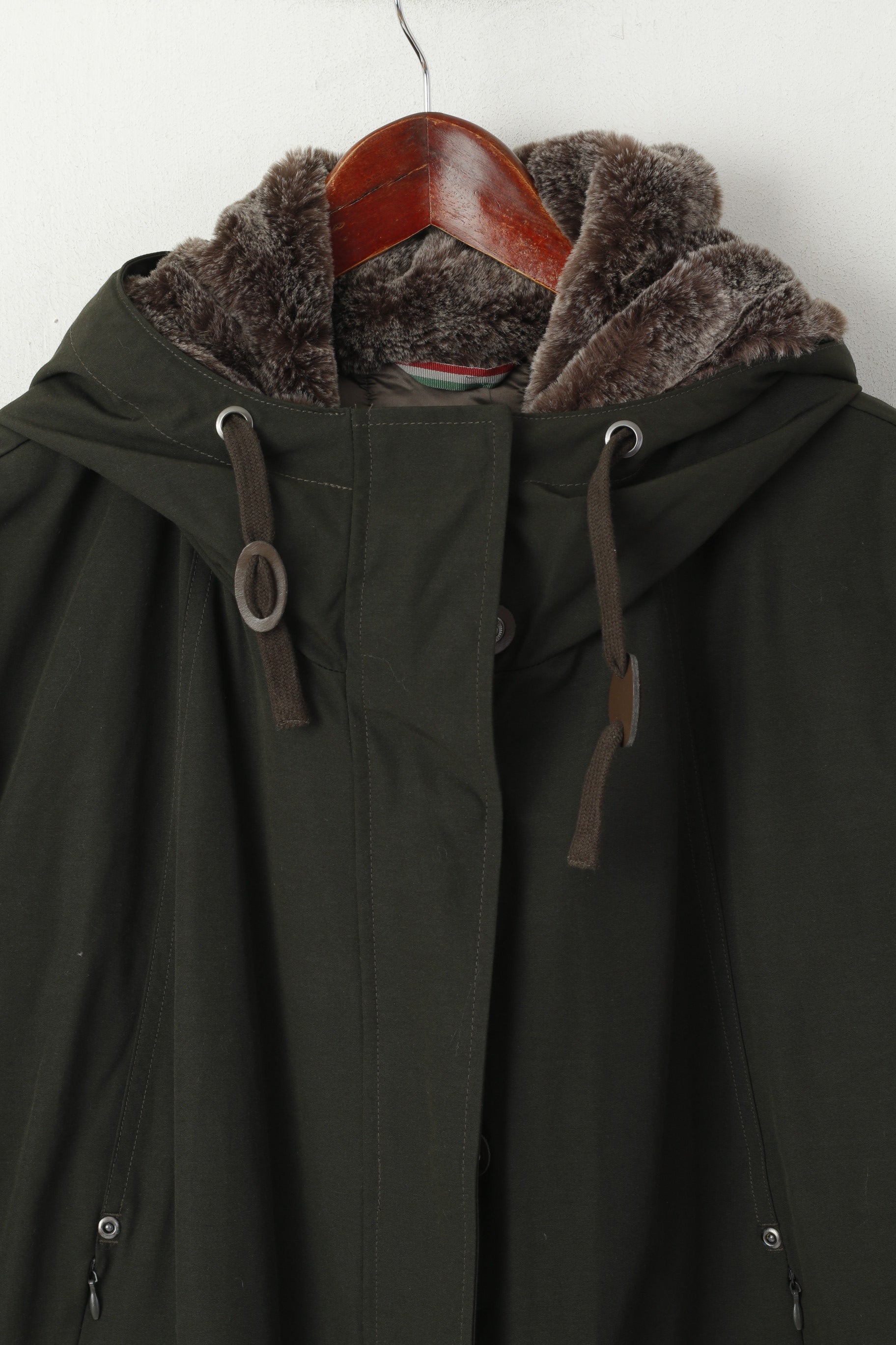 Nouveau Green Goose Femmes 54 60 3XL Veste Vert Doublure Amovible À Capuche Pull À Capuche