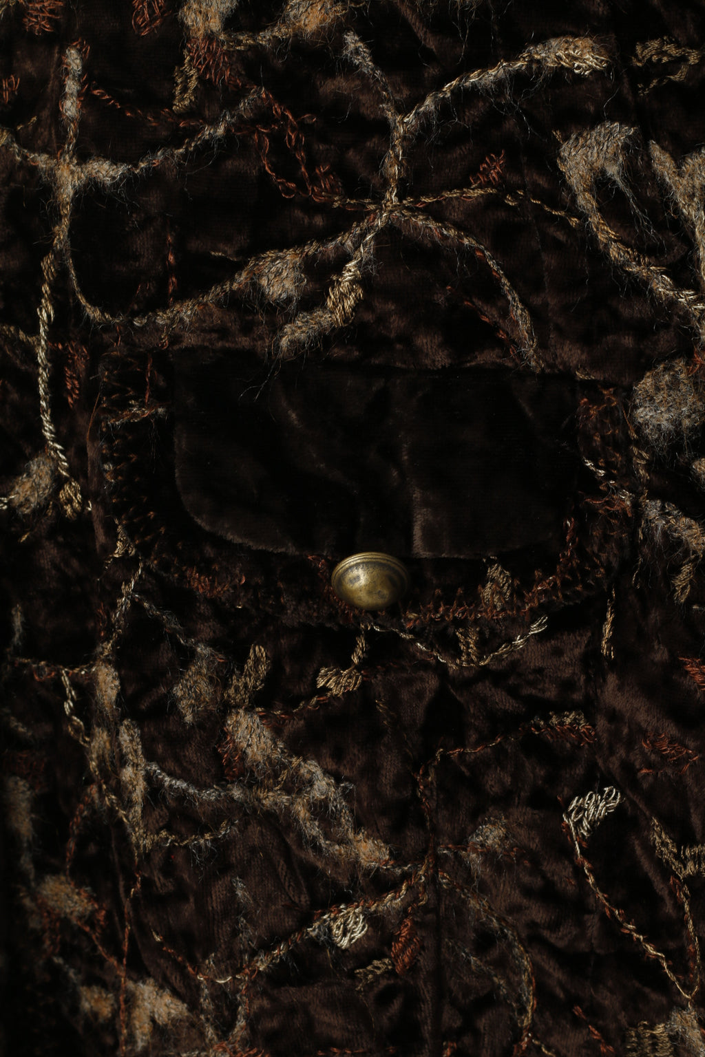 UHLE Camicia casual da donna 44 L Top a maniche lunghe in viscosa lucida vintage marrone