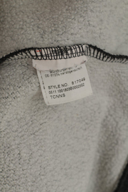 Felpa Puma da uomo L (M) grigio scuro con cappuccio in cotone sportivo con logo grande