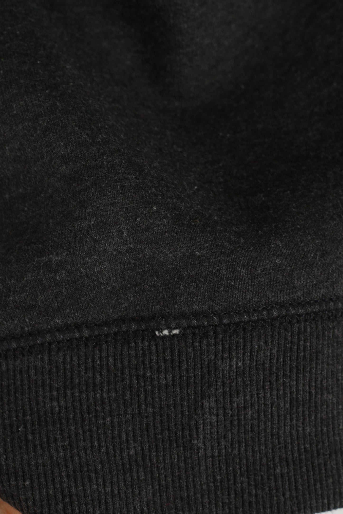 Puma Men L (M)  Sweatshirt Dark Grey Hooded Cotton Sportswear Big Logo Top