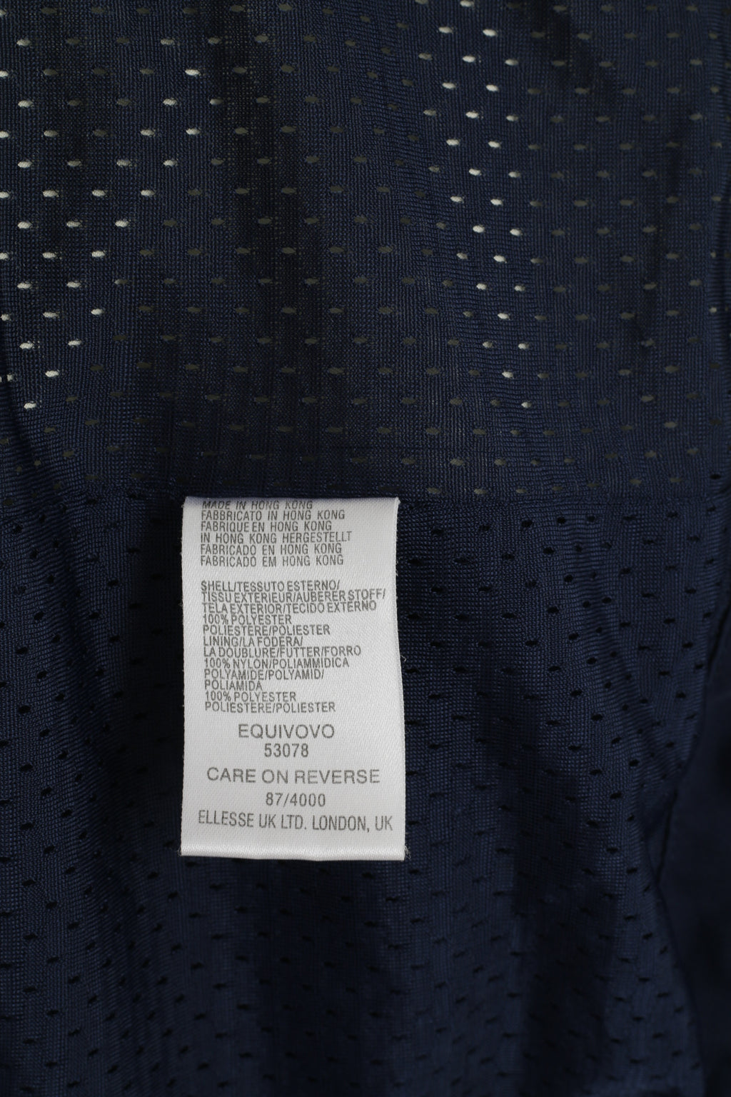 Ellesse Femmes 12 38 Veste Bleu Crème Léger Zip Up Mesh Doublé Activewear Top