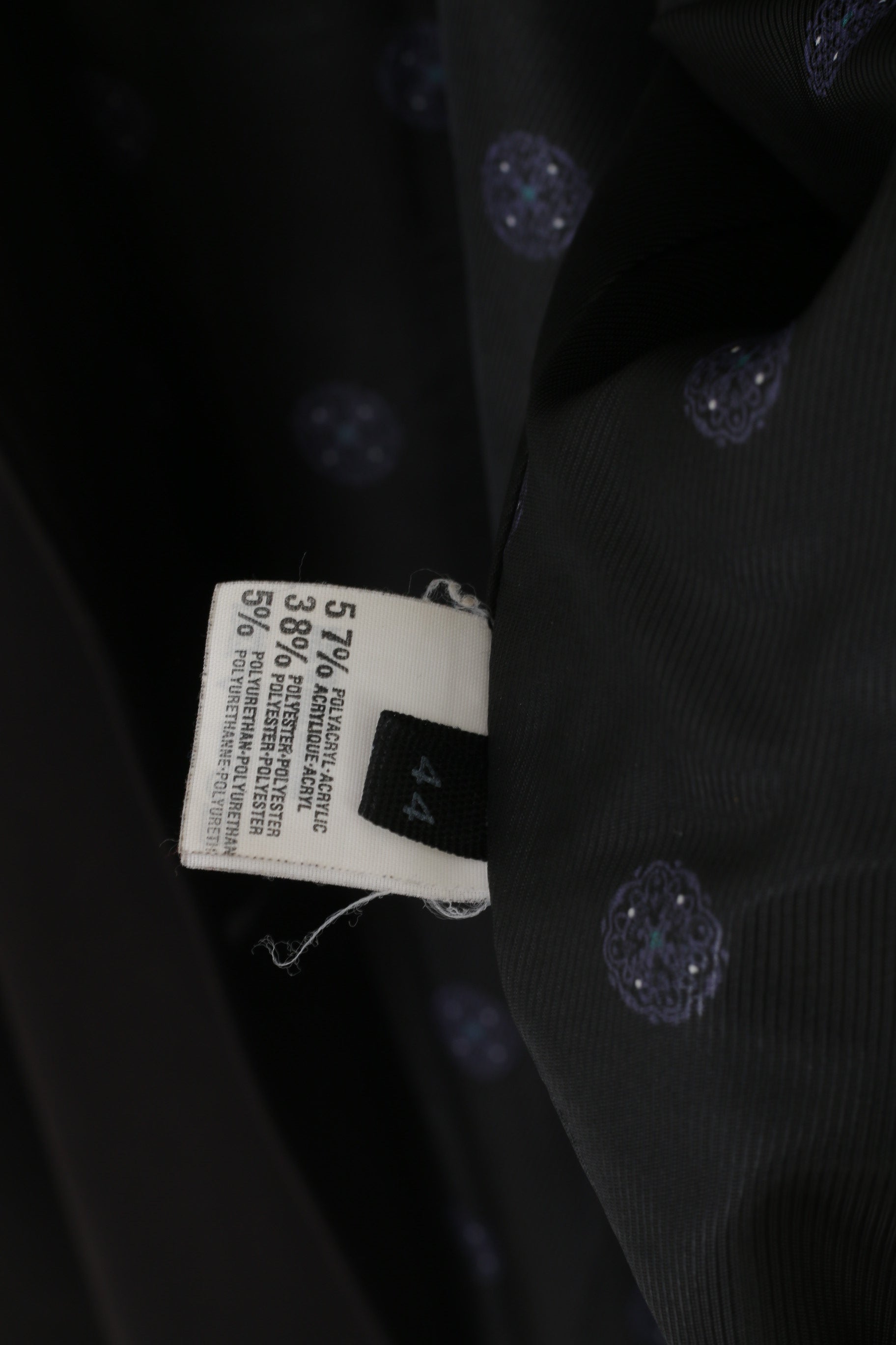 Fordan Men 44 Jacket Black Soft Vintage West Germany Double Breasted Tyrol Blazer