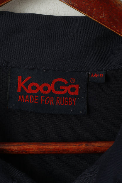 KooGa Hommes M Polo Marine Rugby Angleterre Sportswear Haut À Manches Courtes