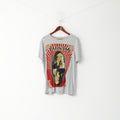 Cedar Wood State Men XL T-Shirt Grey Cotton Eminem Graphic Rapper Top