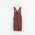 Atmosphere Womens 10 38 S Robe Simili Cuir Zippée Bordeaux Mini