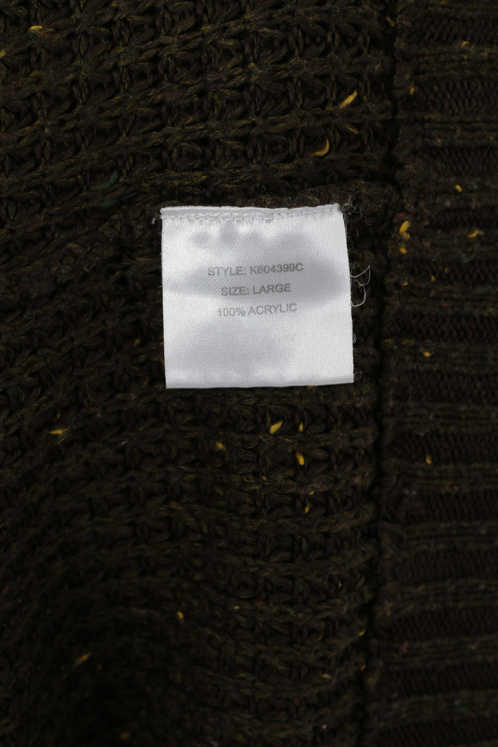 Kangol Men L Jumper Green Knitted Acrylic Button Neck Classic Sweater