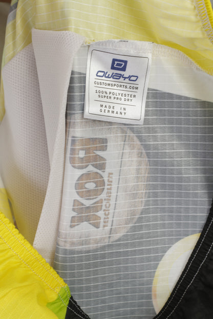 Owayo Men S Cycling Shirt Gray Super Pro Dry Long Sleeve Bike Full Zipper Top