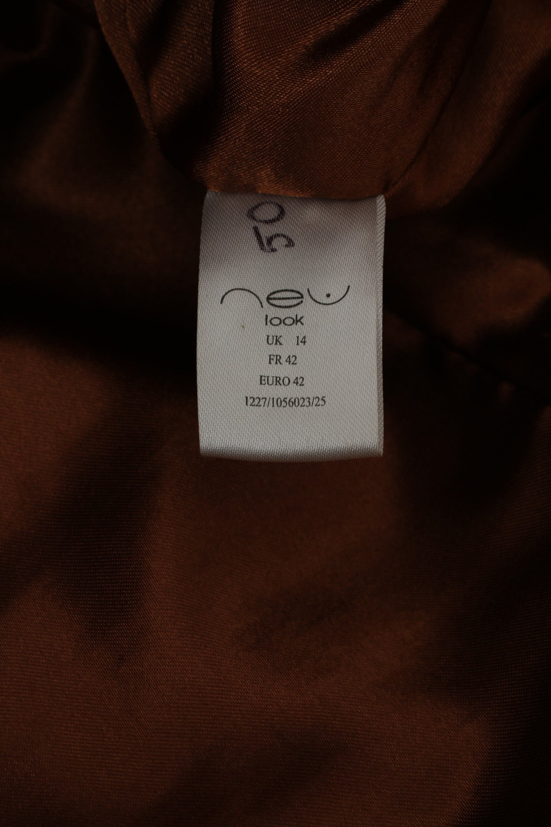 New Look Women 14 M Jacket Brown Leather Vintage Edition Batch 2003 Blazer