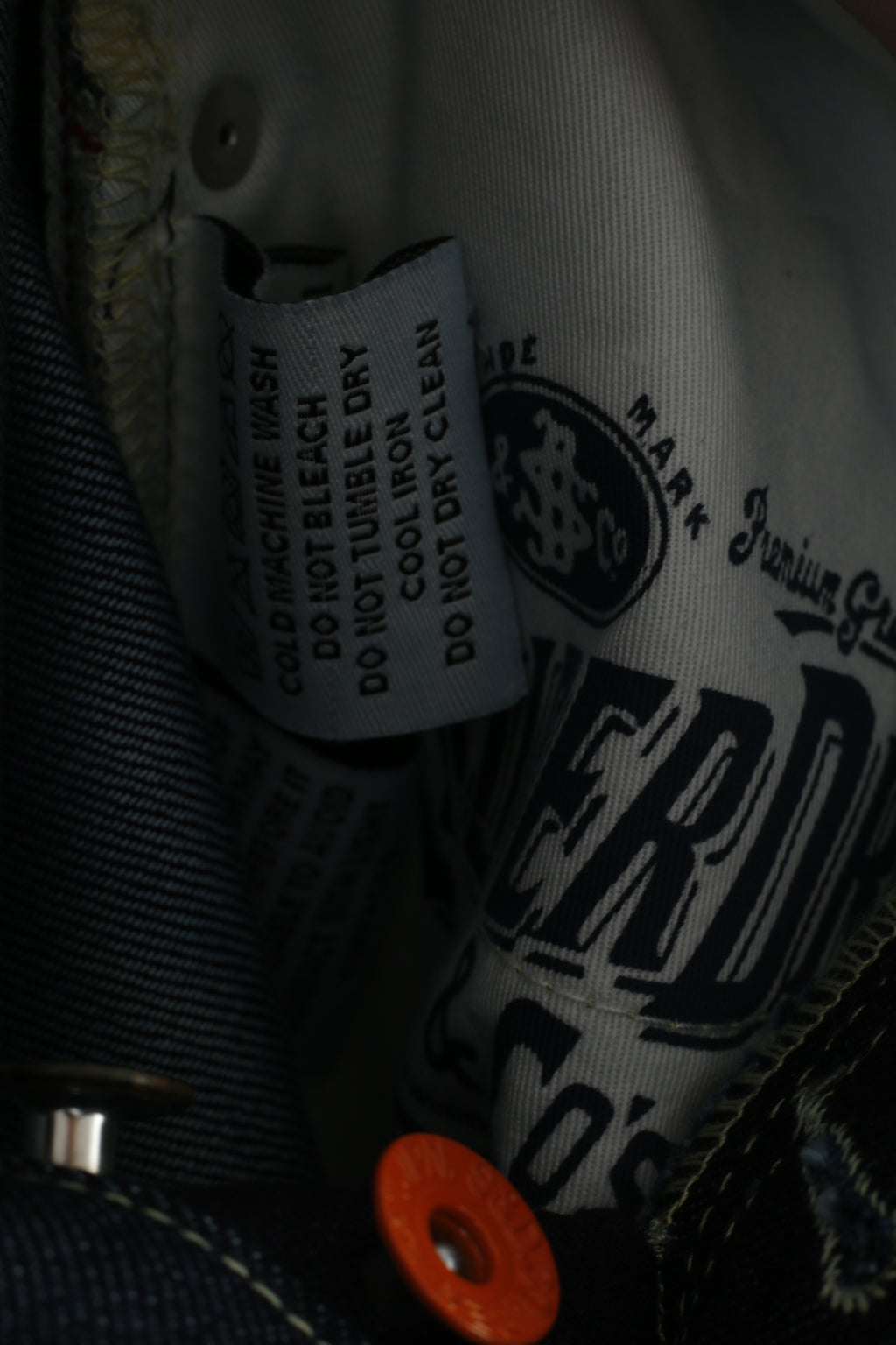 Superdry DEAN Homme W 29 L 32 Pantalon Jeans Denim Marine Coton Pantalon Classique