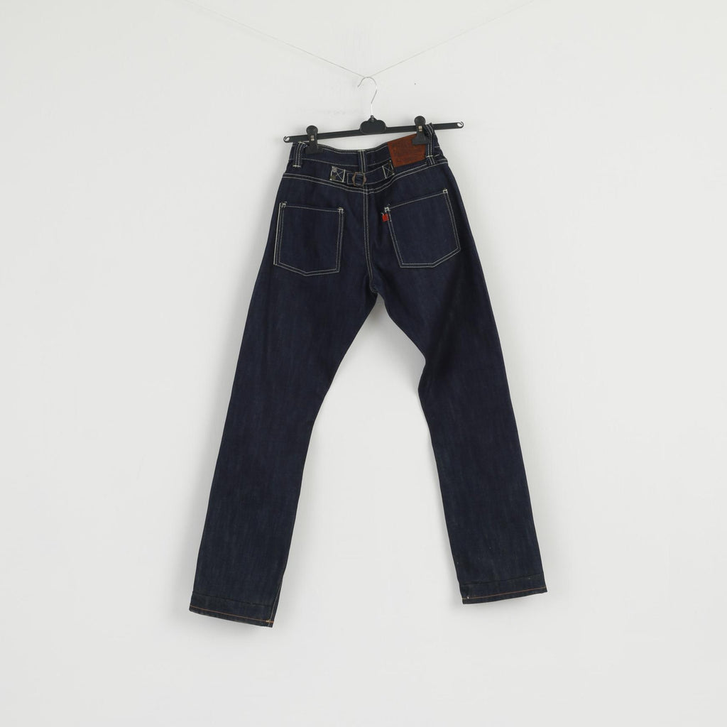 Superdry DEAN Homme W 29 L 32 Pantalon Jeans Denim Marine Coton Pantalon Classique