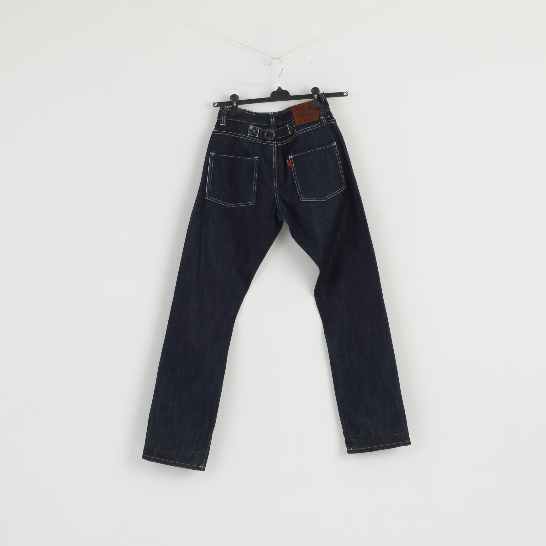 Superdry DEAN Homme W 29 L 32 Pantalon Jeans Denim Marine Coton Pantalon Classique