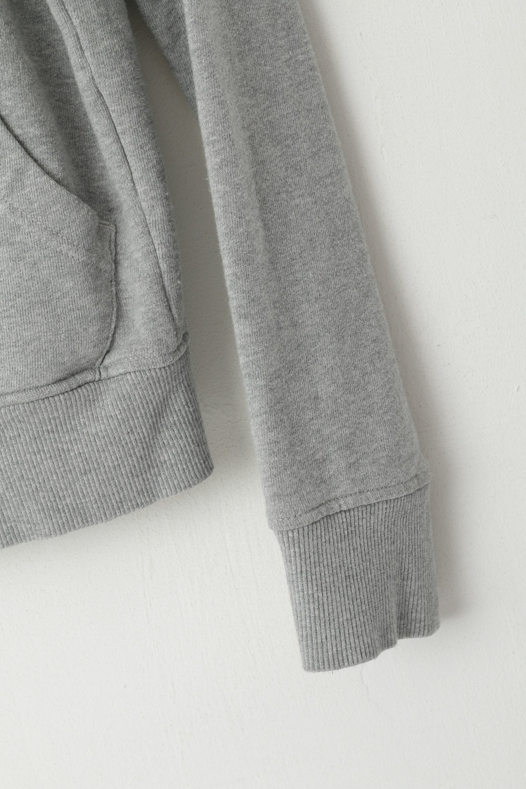 United Colors Of Benetton Youth 11 - 12 age 160 Felpa Grigia Bambina in cotone con zip Top Italia