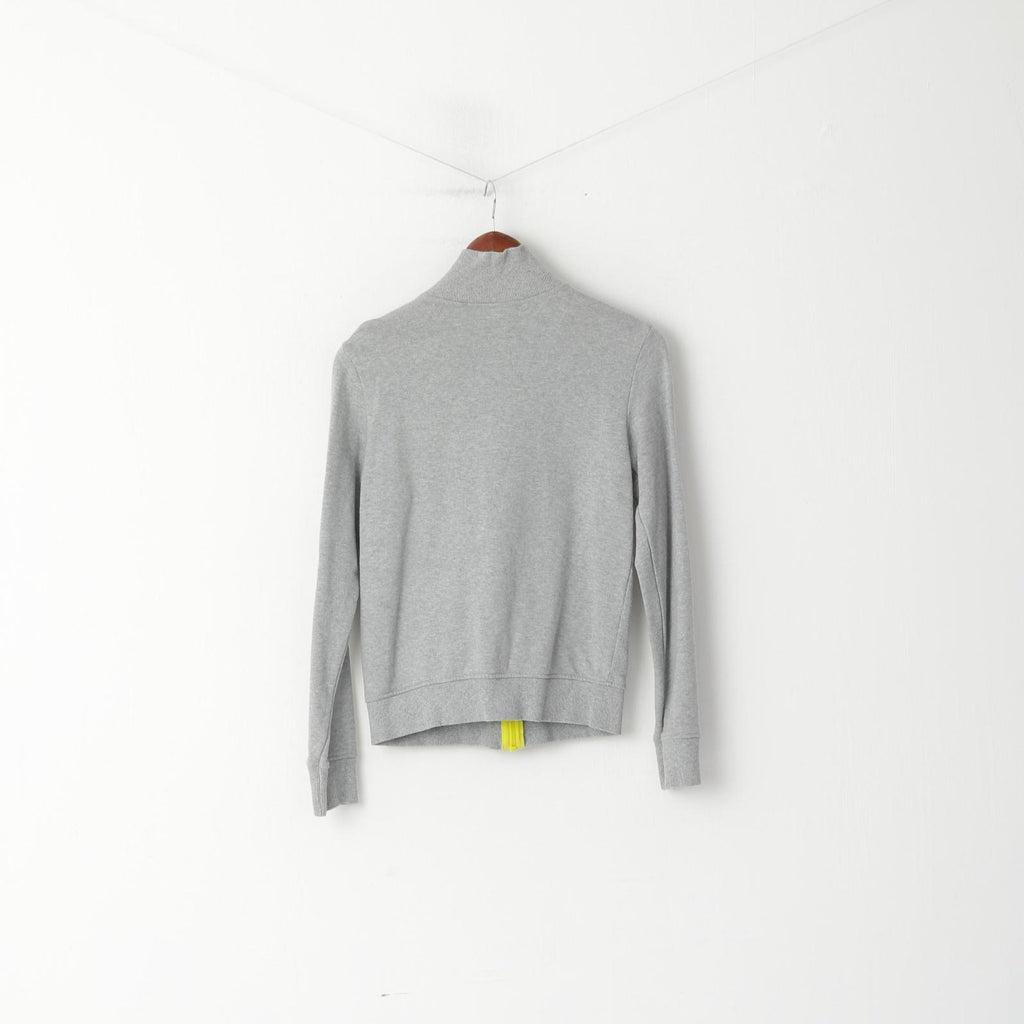 United Colors Of Benetton Youth 11 - 12 age 160 Felpa Grigia Bambina in cotone con zip Top Italia