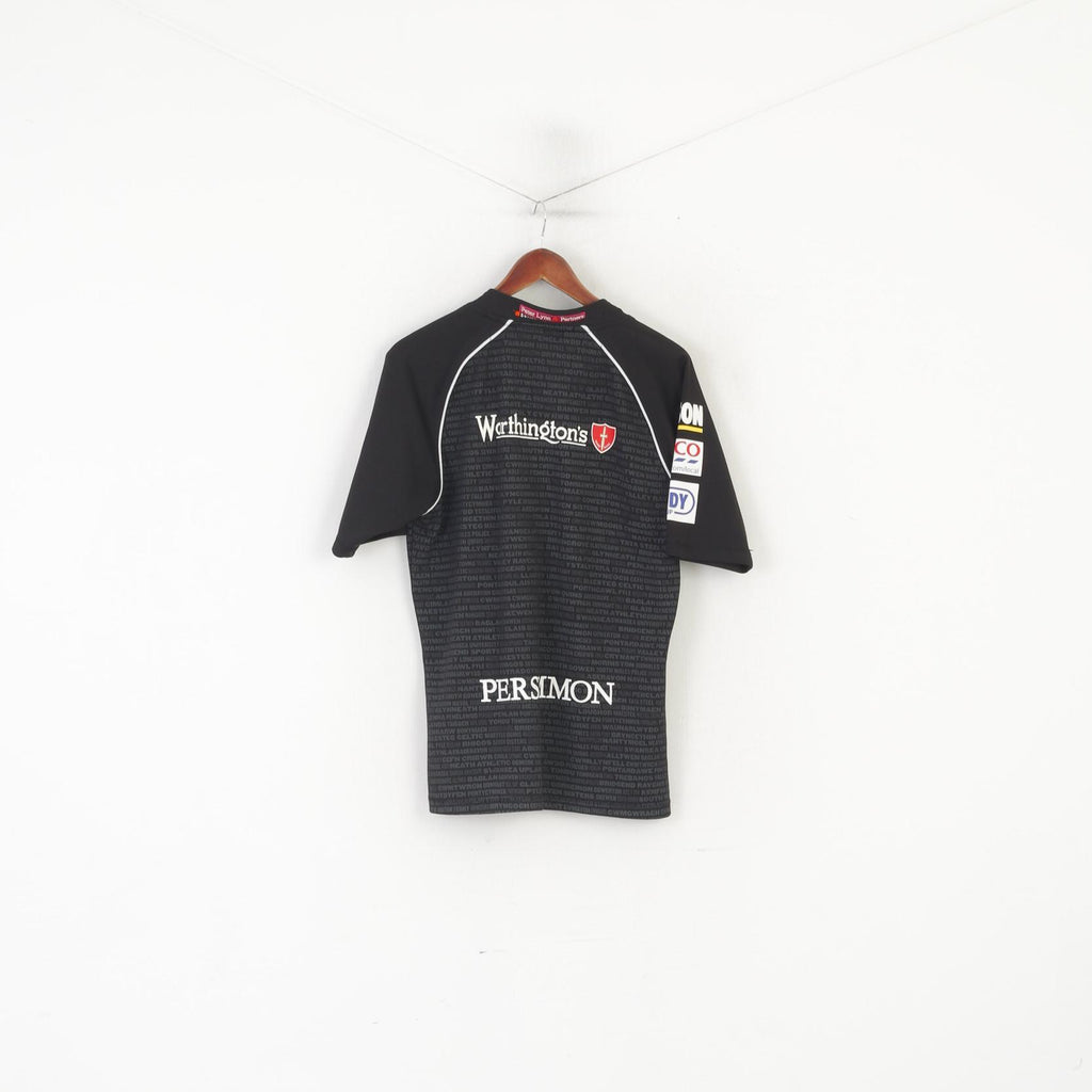 Kooga Ospreys Chemise SML pour homme Noir Rugby Union Sportswear Haut en jersey