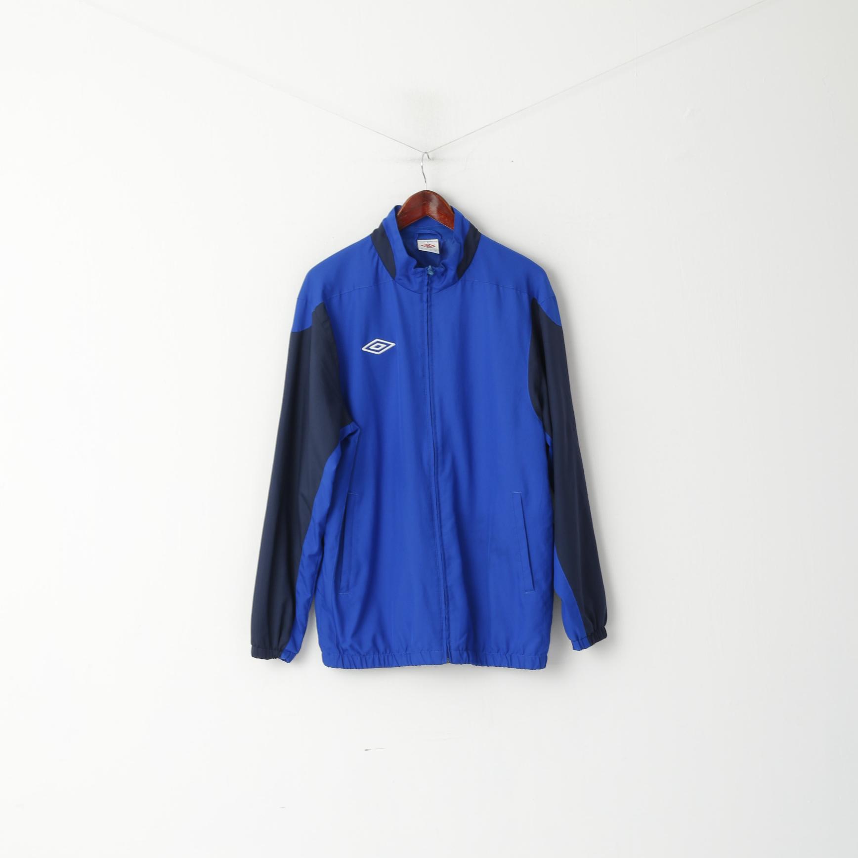 Umbro Giacca da uomo L Blue Indigo Activewear Zip Up Training Sport Track Top