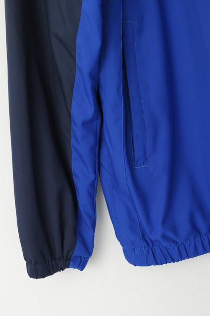 Umbro Men L Jacket Blue Indigo Activewear Zip Up Training Sport Track Top