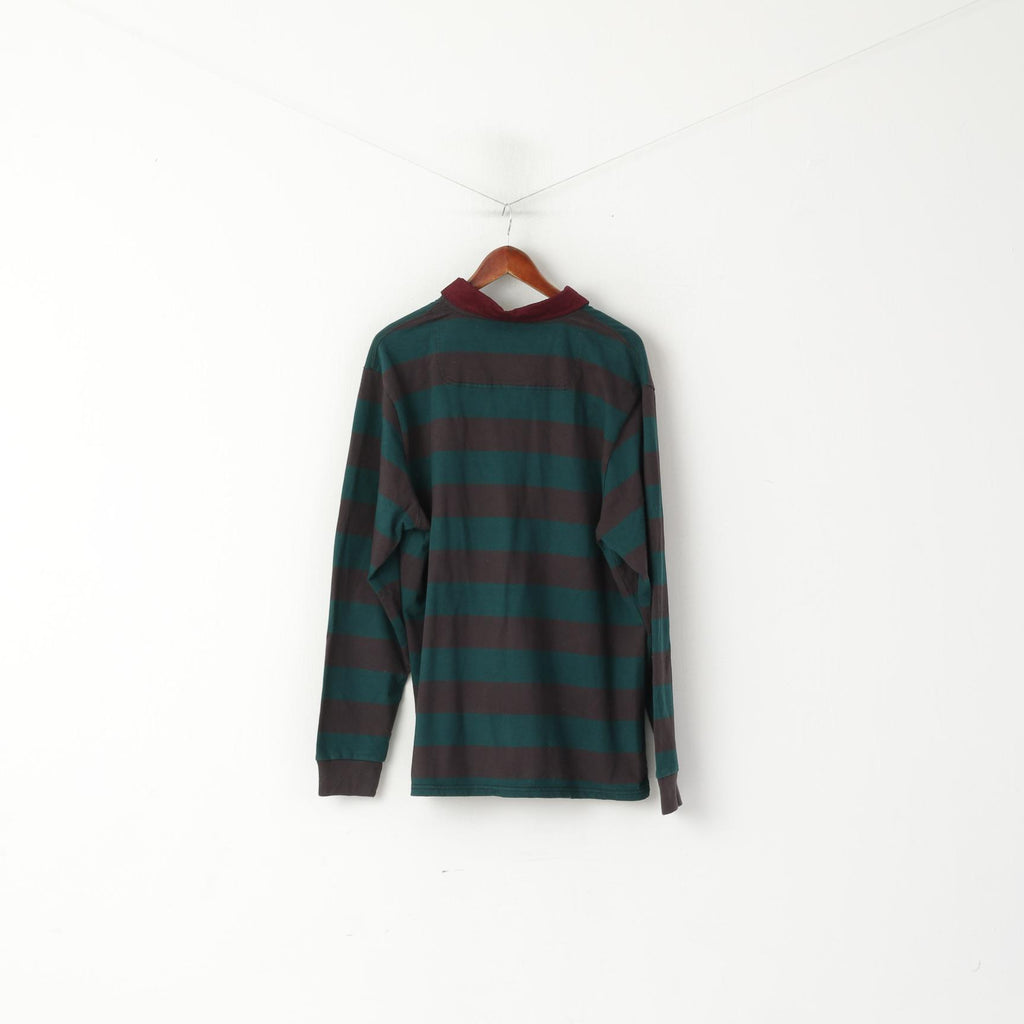 Joules Rugby Homme XL Polo Bleu Marine Rayé Coton Lions v. Barbarians Haut à Manches Longues