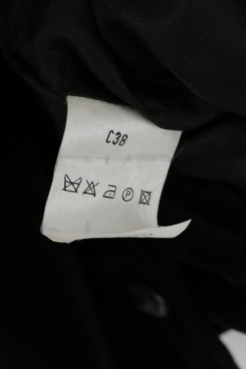 Top giacca corta elegante da donna vintage 38 Blazer in acetato nero lucido