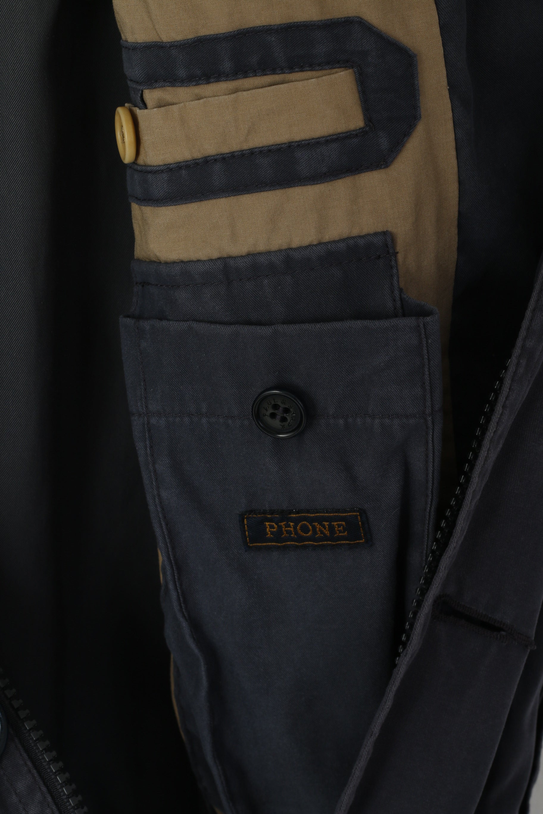 Paul &amp; Shark Yachting Hommes L Gilet Marine Coton Sportswear Zip Up Vest