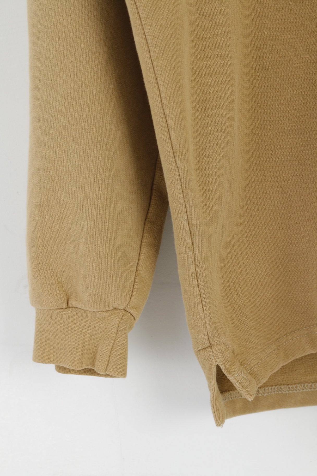 Peak Performance Sweat-shirt classique à col polo en coton camel pour hommes