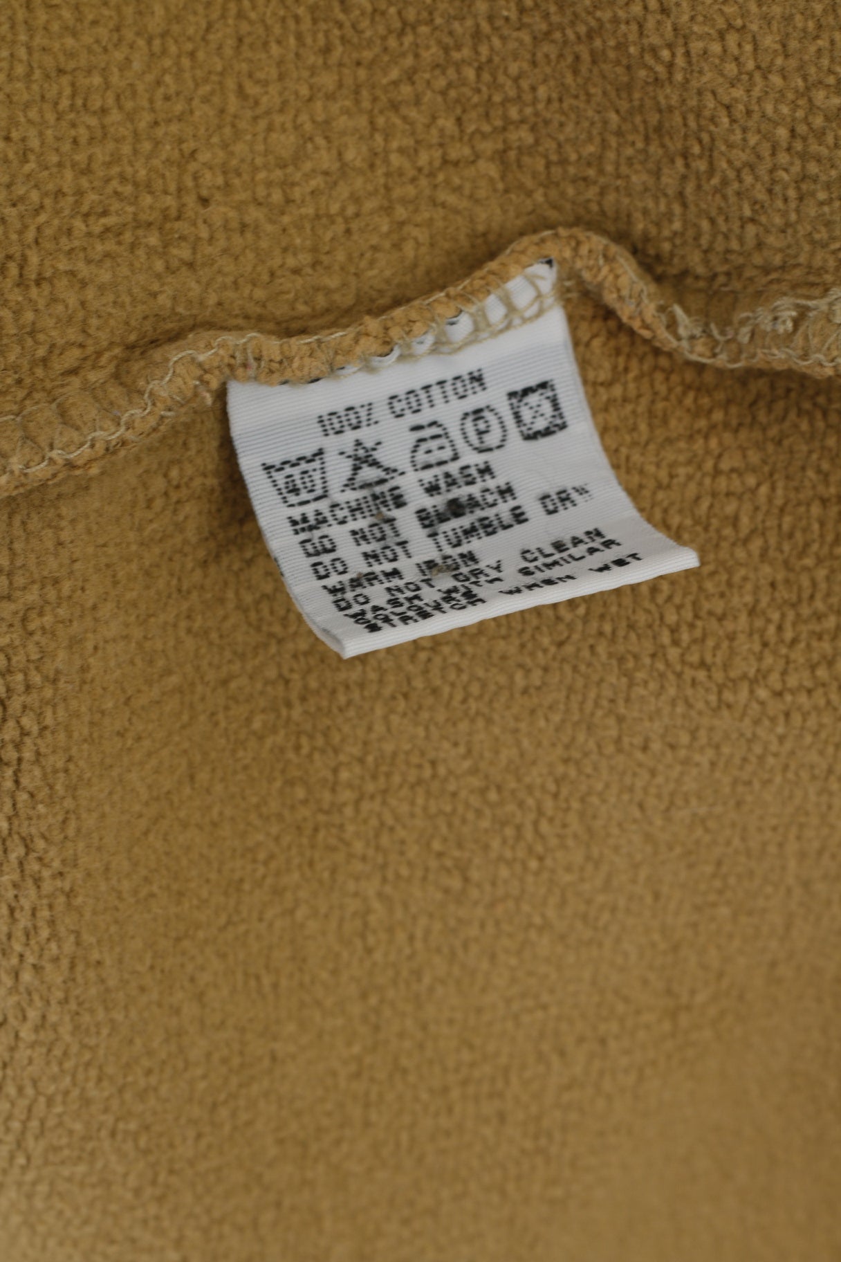 Peak Performance Sweat-shirt classique à col polo en coton camel pour hommes