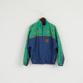EuroTex Giacca da uomo M Giacca bomber da festival in nylon verde scuro