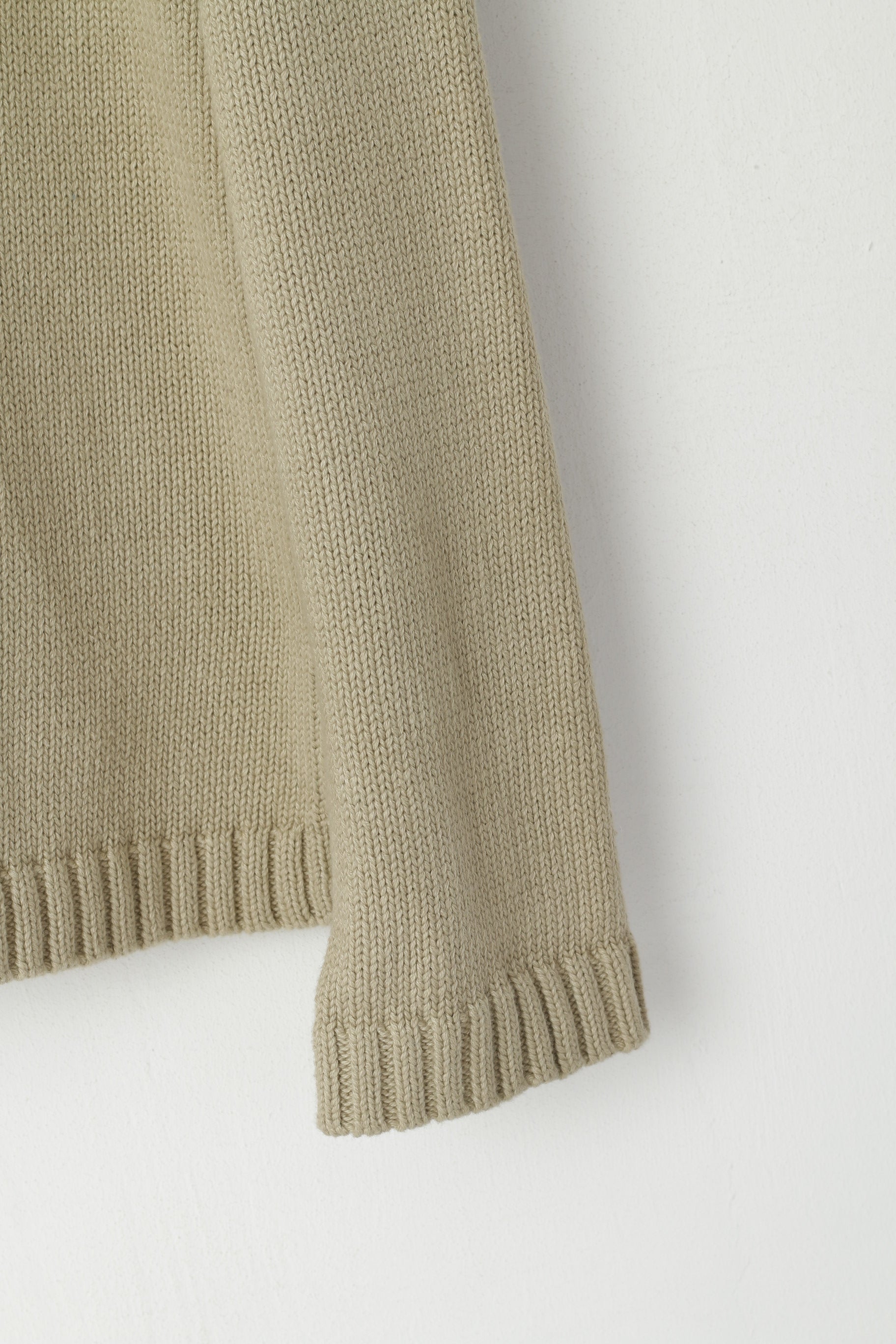 Tommy Hilfiger Denim Men S Jumper Beige CottonCrew Neck Classic Sweater