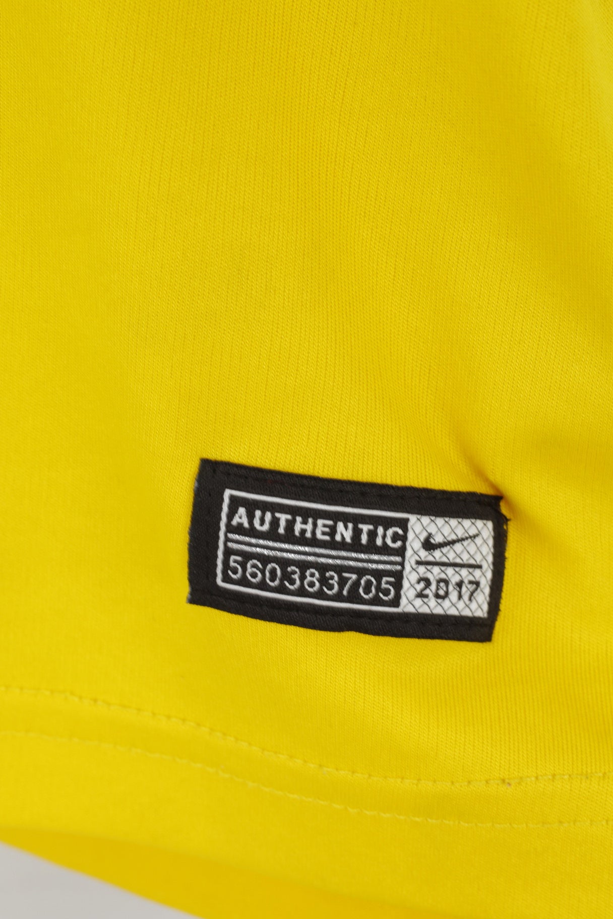 Nike Boys 176 Shirt Paris Saint Germain Neymar JR #10 Yellow Jersey Top