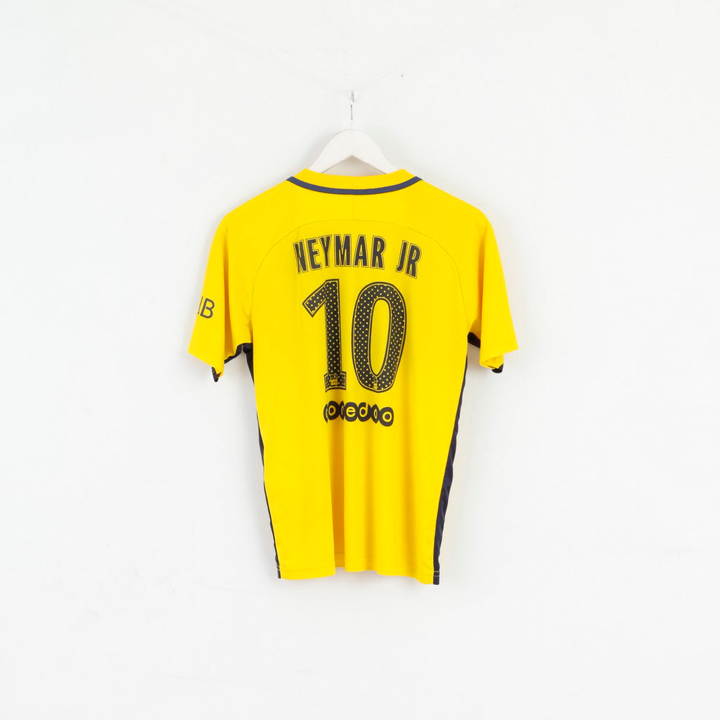 Nike Boys 176 Shirt Paris Saint Germain Neymar JR #10 Yellow Jersey Top