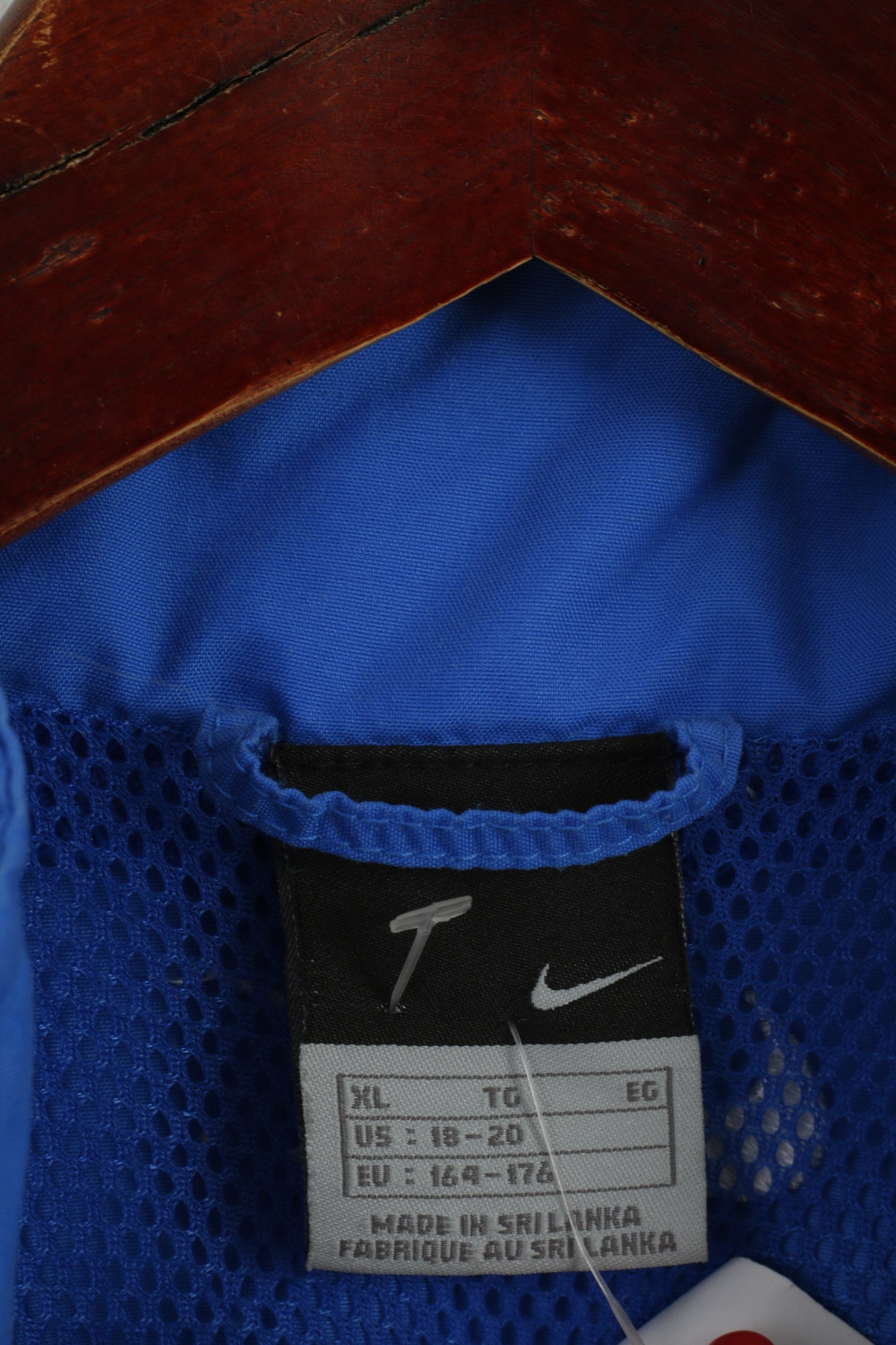 Nike Youth 164 - 176 Jacket Blue Nylon Activewear Training Sport Zip Up #9 Track Top