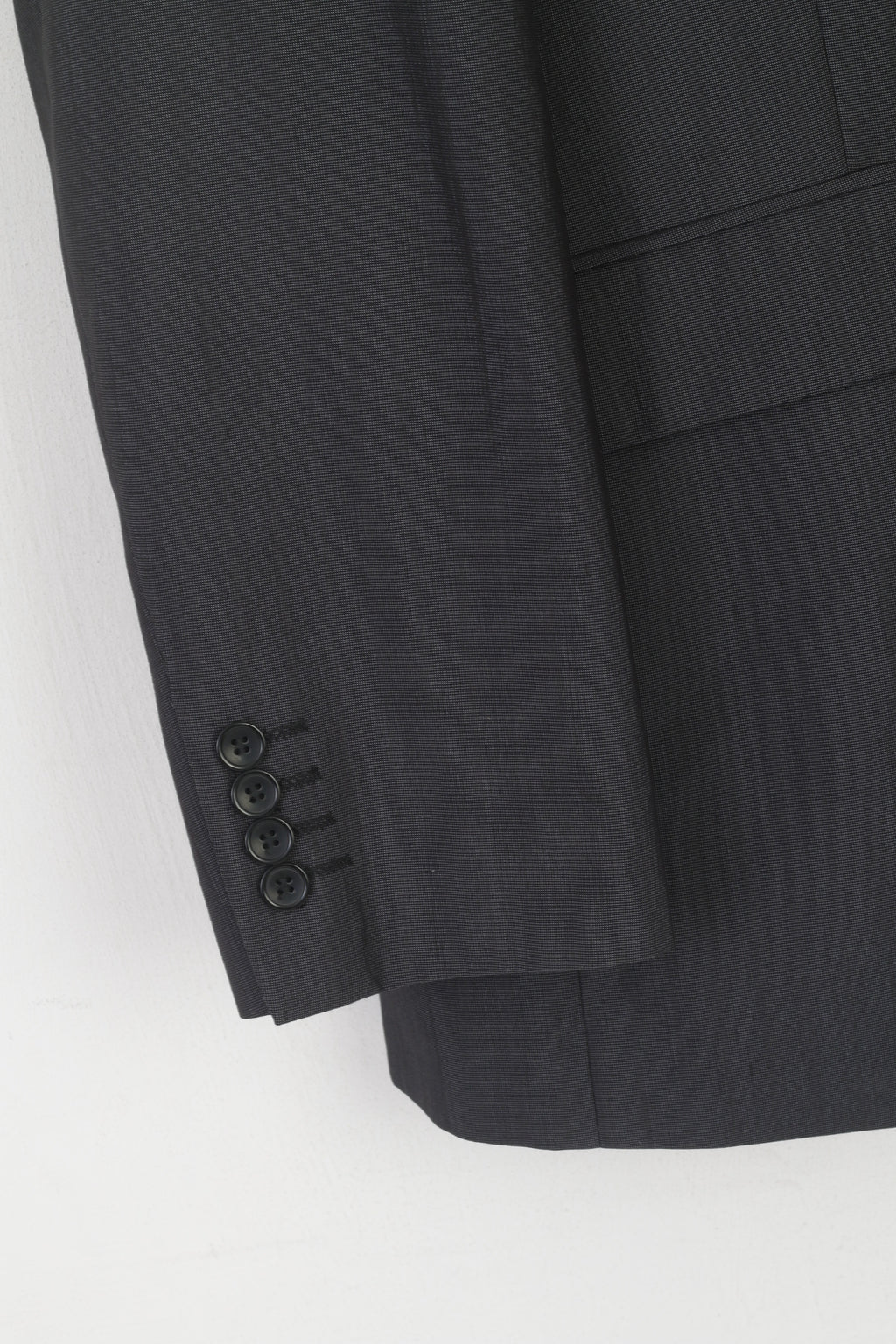 San Luca Uomo 54 44 Blazer Carbone Giacca monopetto vintage lucida con spalline