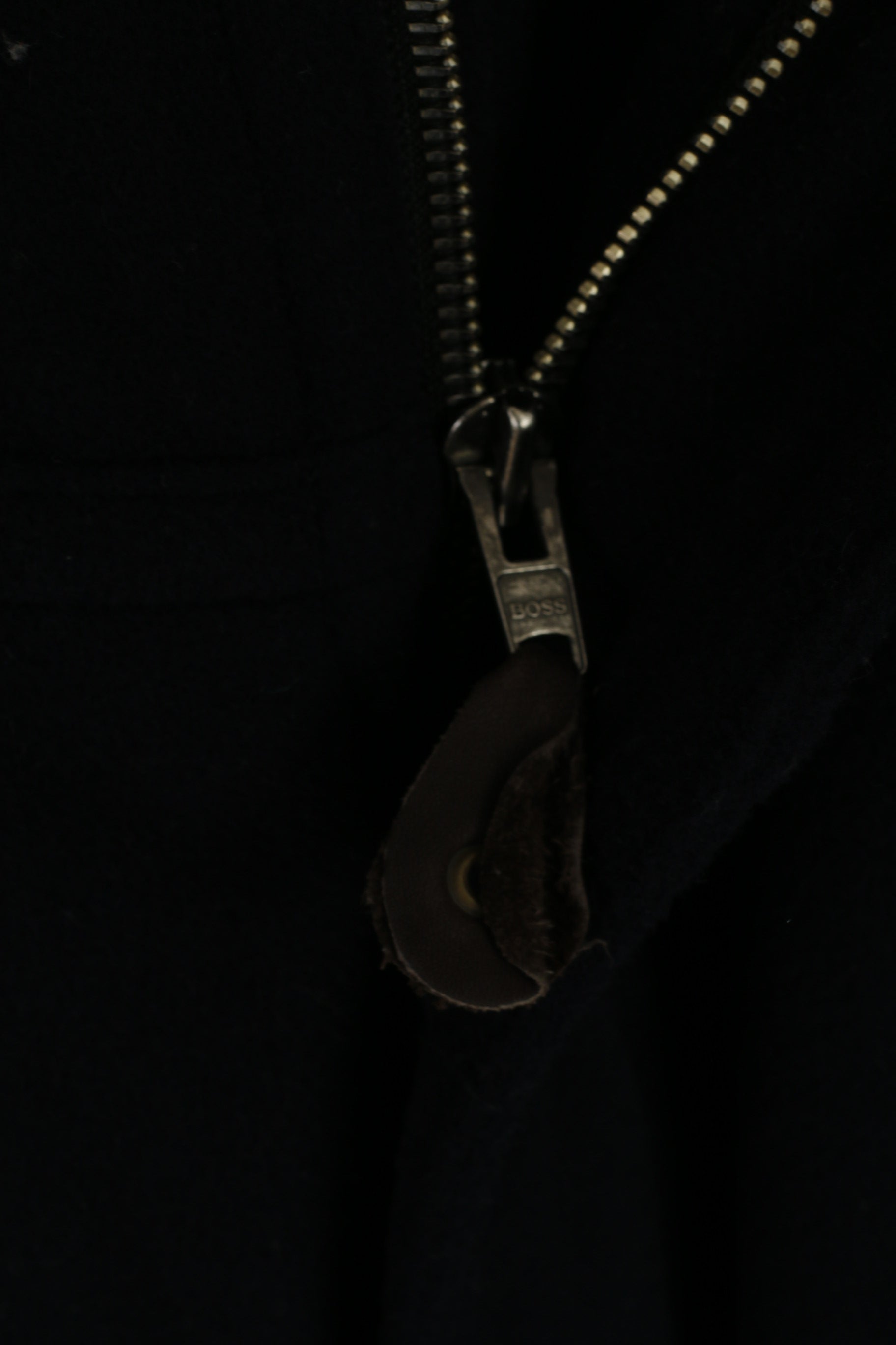 Hugo Boss Men 54 XL Jacket Navy Wool Cashmere Blend Vintage Made in Italy Coat