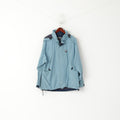 Sprayway Women L Jacket Bleu Outdoor Riva 364 Capuche Randonnée Active Zip Up Top