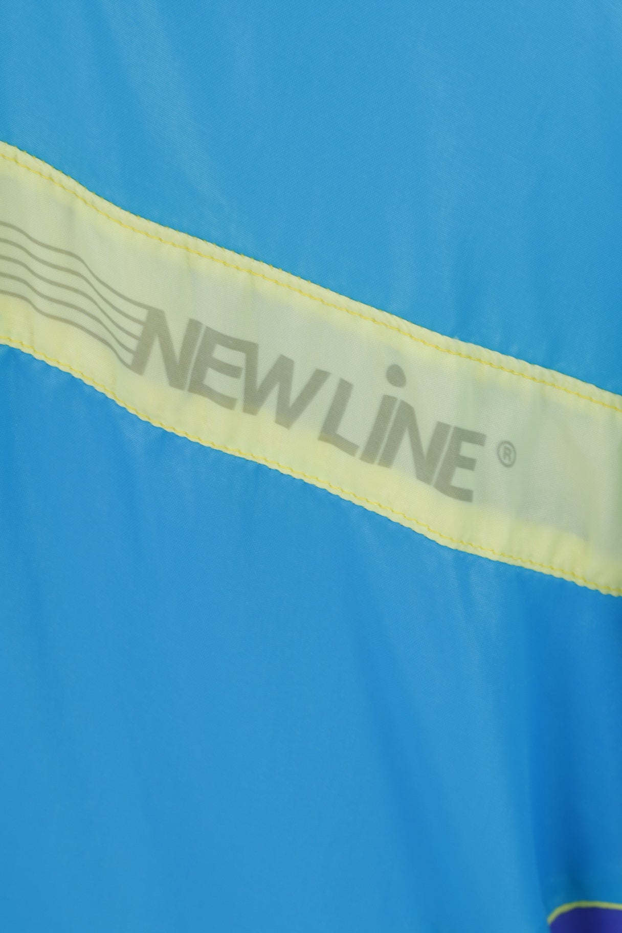 Newline Men XL Jacket Blue Lightweight Nylon Waterproof Run Active Top