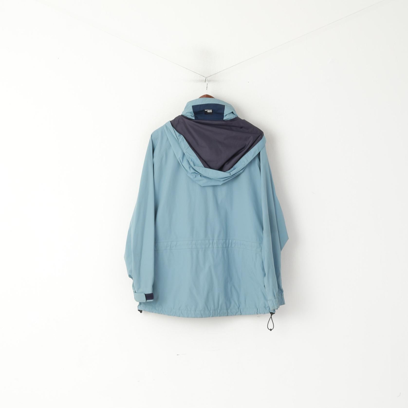 Giacca Sprayway da donna L blu Outdoor Riva 364 con cappuccio da escursionismo Active con cerniera