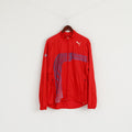 Puma Veste légère pour femme 14 L rouge avec fermeture éclair complète et haut actif pour course en Norvège