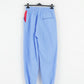 Vintage Womens M Trousers Blue Retro Lightweight Pockets Active Bottoms