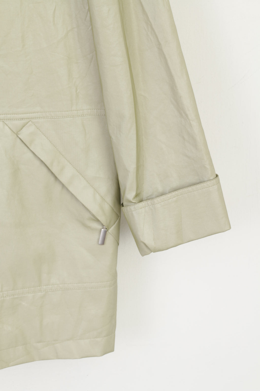 Goldix Femmes 22 XXL Manteau Or Brillant Coton Wax Simple Boutonnage Haut Rétro