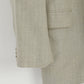 Berto Lucci Men 48 Blazer Grey Single Breasted Shoulder Pads Milano Jacket