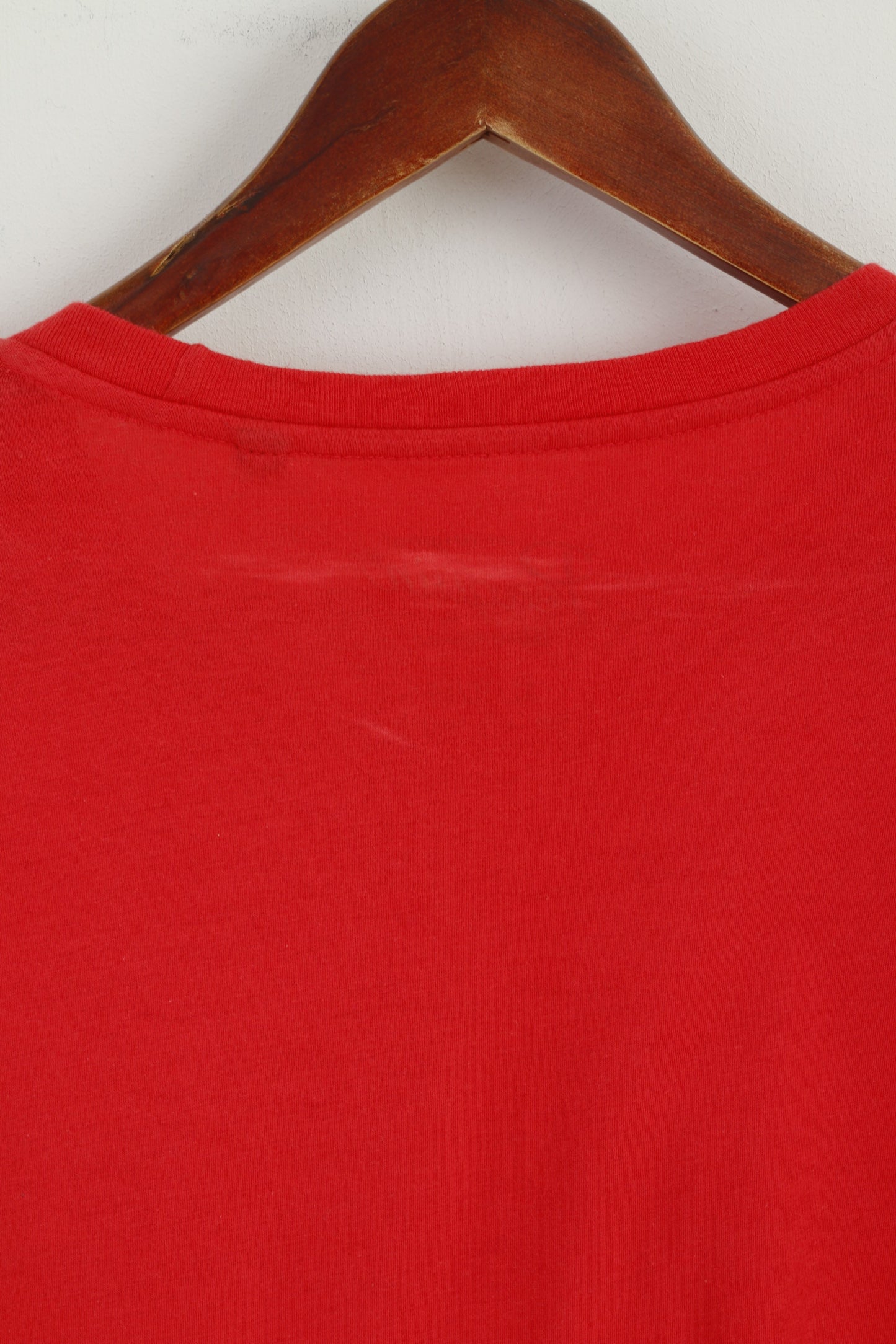 Penguin by Munsingwear Men XL T- Shirt Red Graphic Crew Neck Stretch Cotton Top