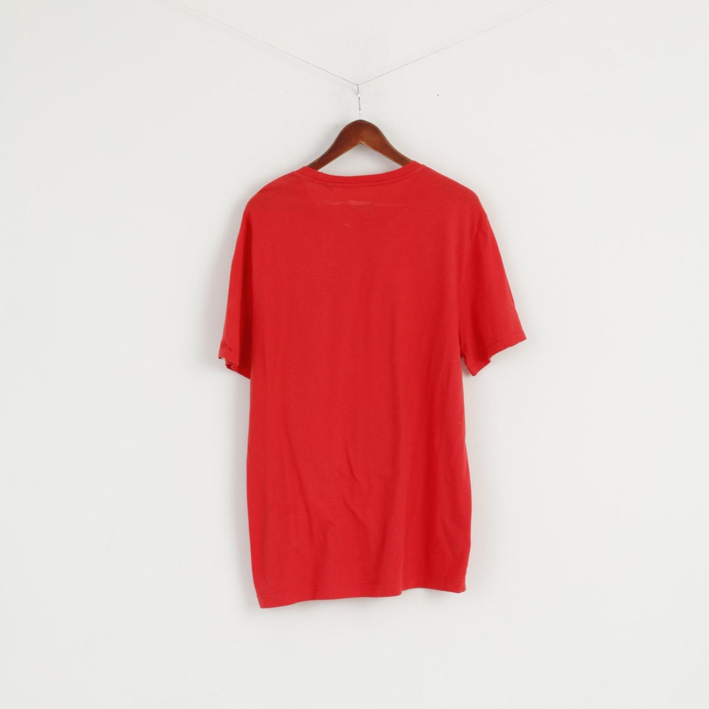 Penguin by Munsingwear T-shirt XL da uomo con grafica rossa e top in cotone elasticizzato
