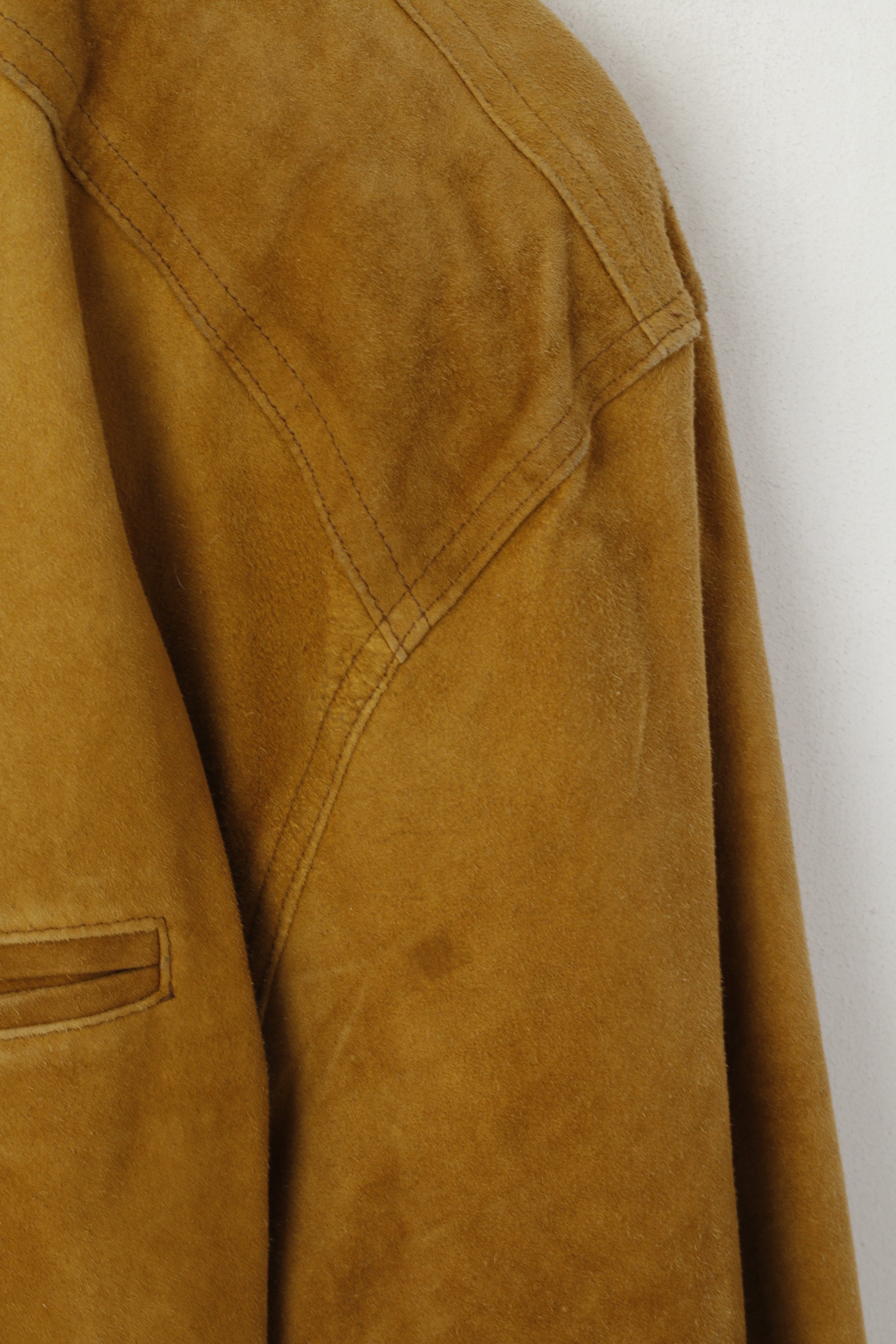 Ledermüller Solingen Women 40 Jacket Camel Leather Suede Single Breasted Bavaria Top