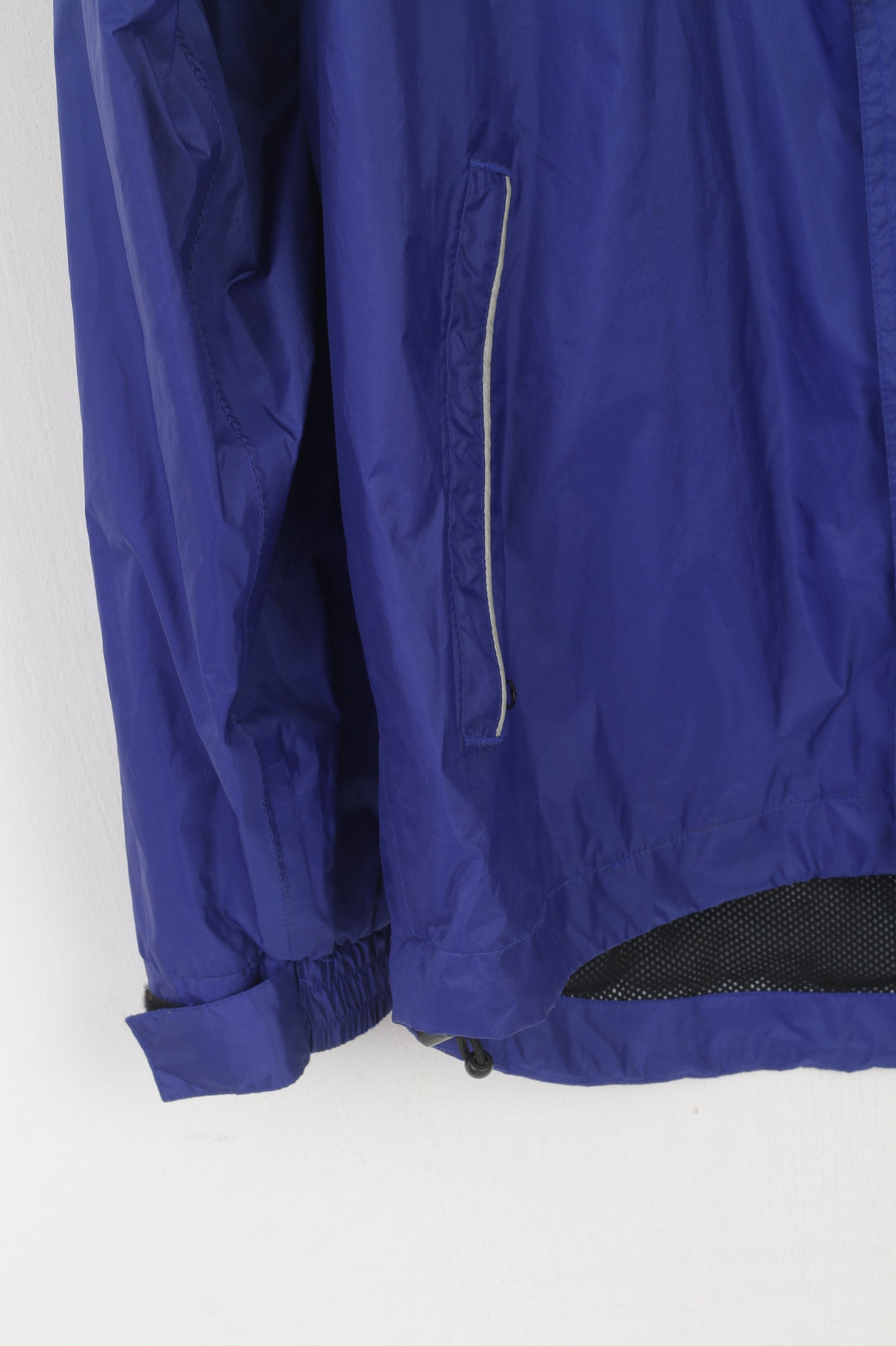 StoneHenge Men S Jacket Purple Nylon Waterproof Hooded Full Zip Windbreaker Top