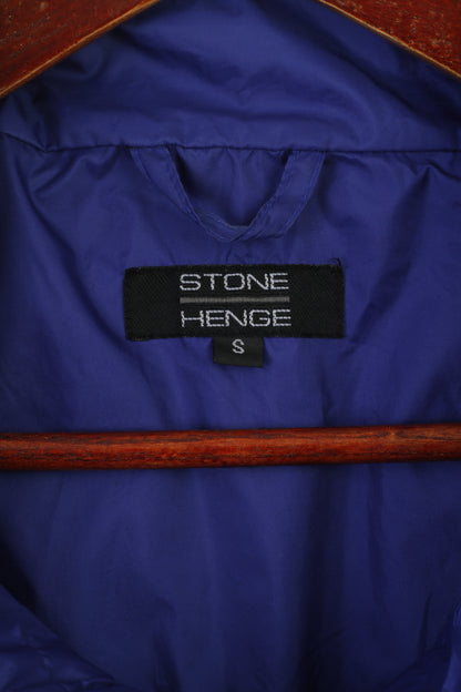StoneHenge Giacca da uomo da uomo in nylon viola impermeabile con cappuccio e cerniera intera