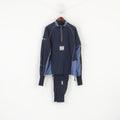 Dobsom Donna L Tuta Navy Sport R-90 Pantaloni leggeri Giacca da corsa Set